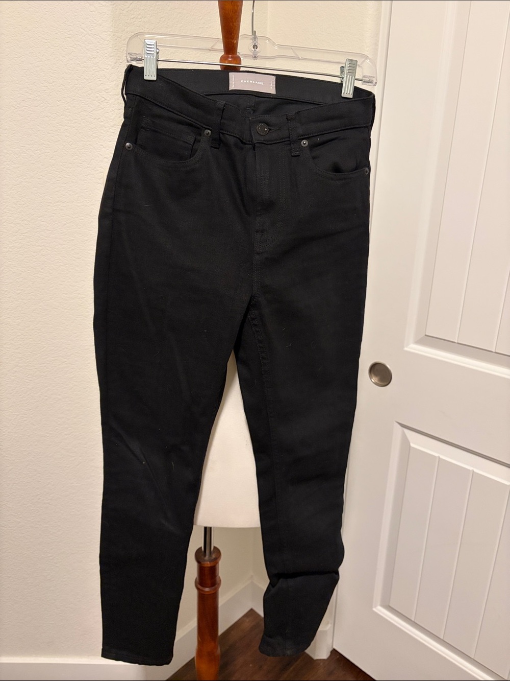 Everlane Black Skinny High-Rise Jeans